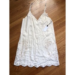 NEW Astr White Lace Dress
